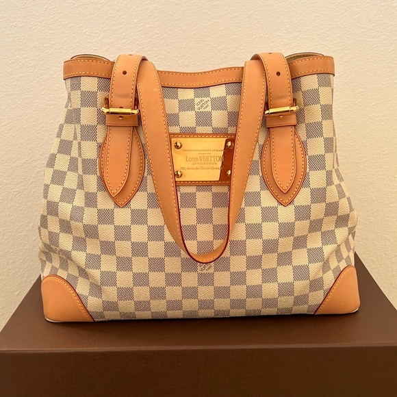 Hampstead damier azur MM tote - Picture 16 of 16